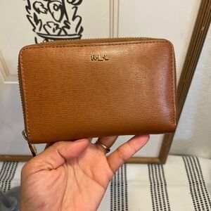 RLL Tan Leather Wallet